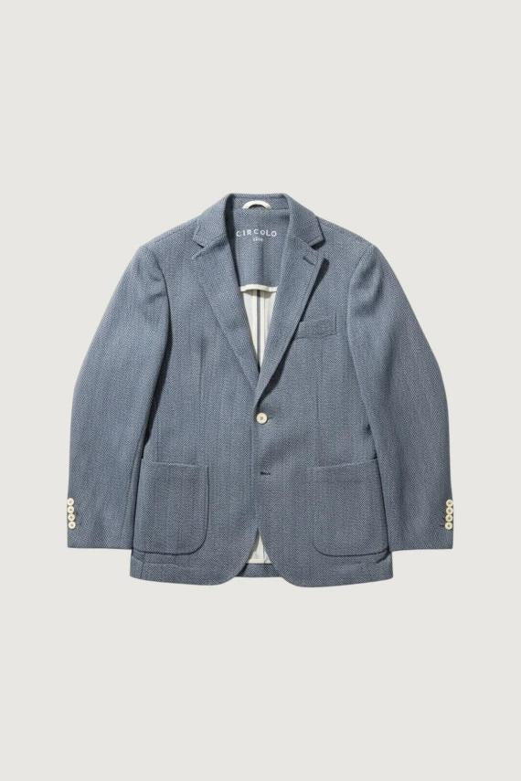 Giacca basica herringbone<BR/><BR/> CN5245 BLUNA CIRCOLO 1901 