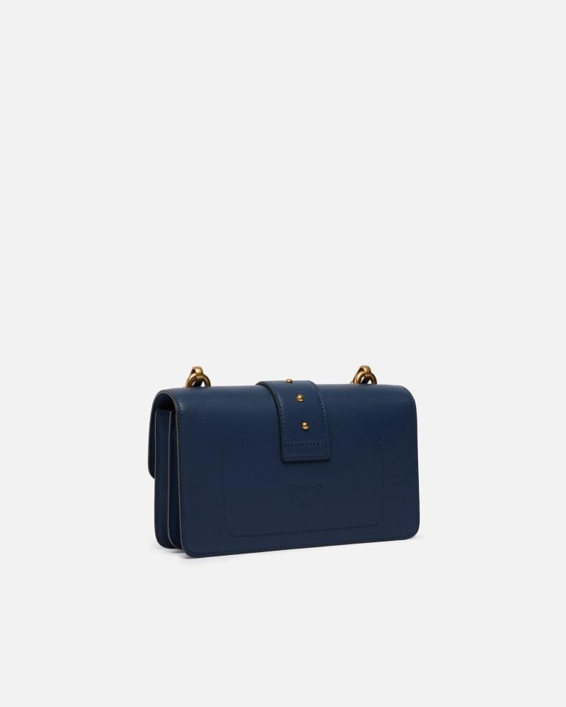 Borsa a tracolla piccola Love Bag One in pelle<BR/><BR/> 105856A0F1 G08Q PINKO 