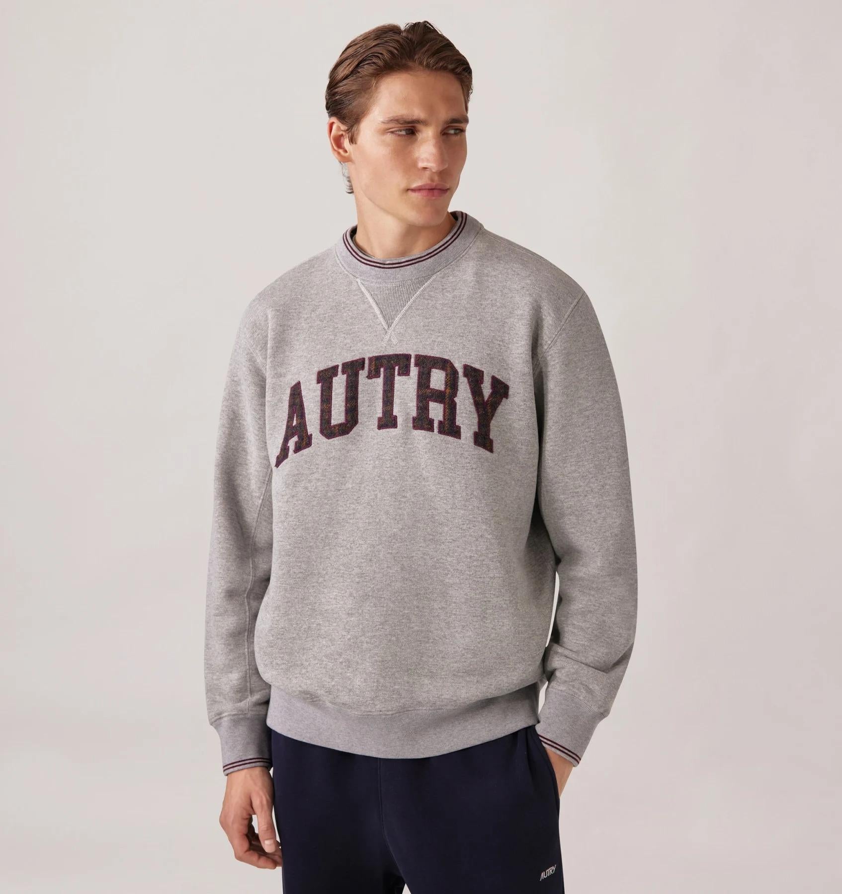 FELPA COLLEGE A QUADRI UOMO SWPM U4HQ AUTRY ACTION SHOES 