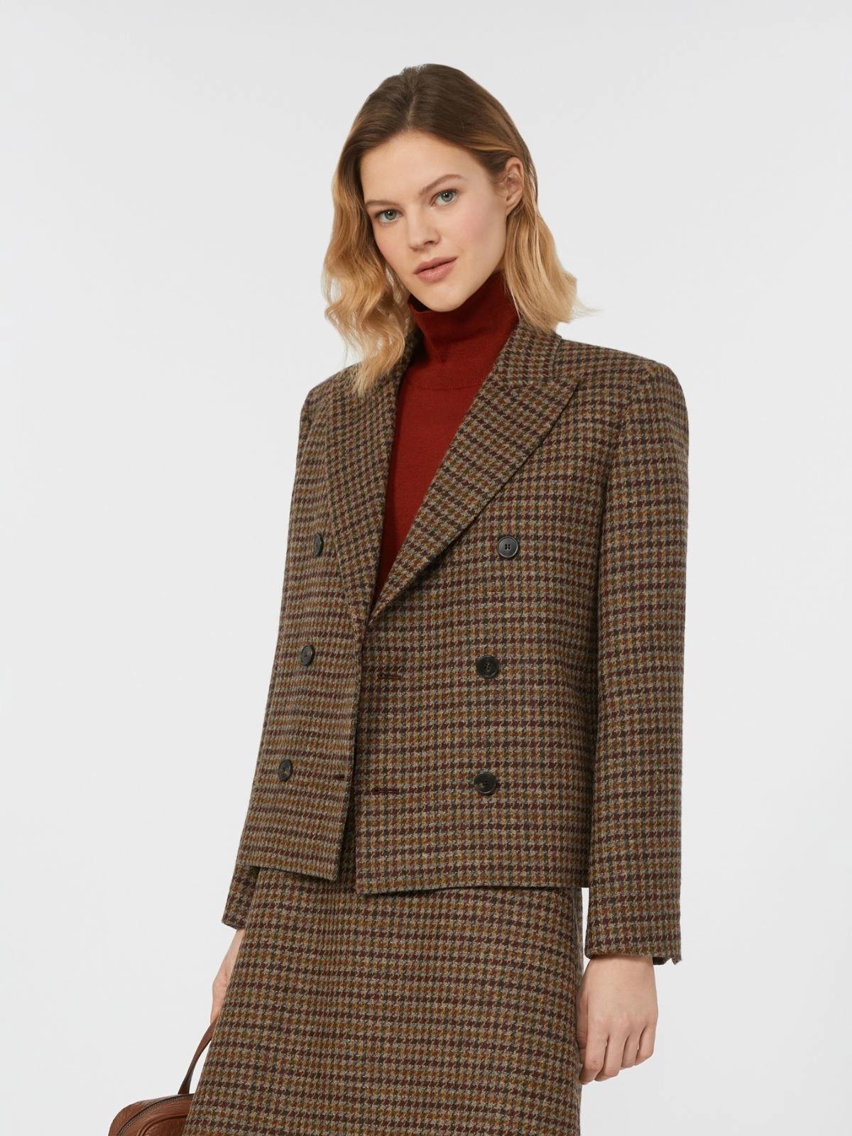 Blazer crop in mista lana GERUSIA 001 WEEKEND 