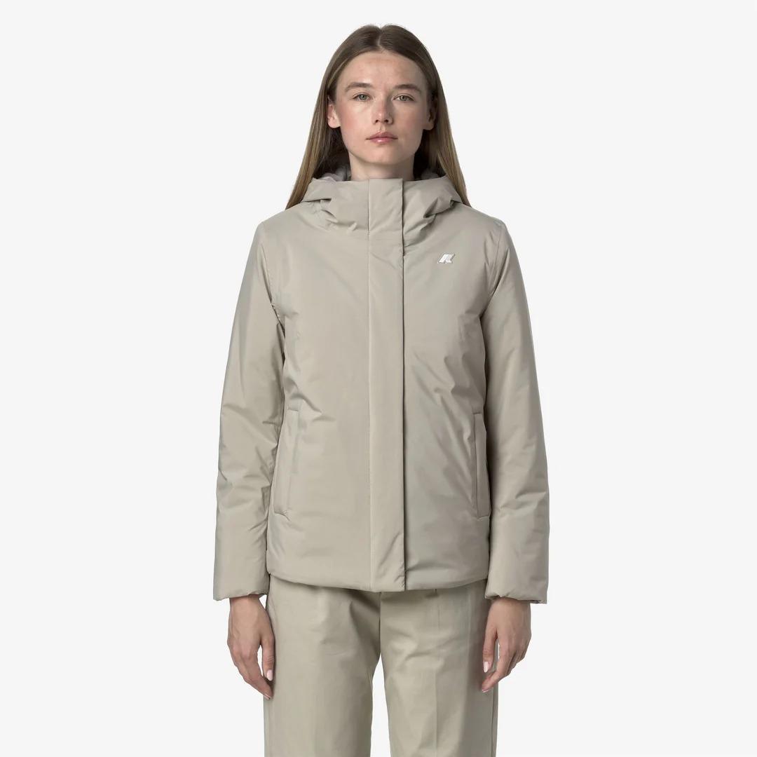 LIL SOFT TOUCH MARMOTTA<BR/>BEIGE CASHMERE-GREY GOAT K71324W B2X K-WAY 