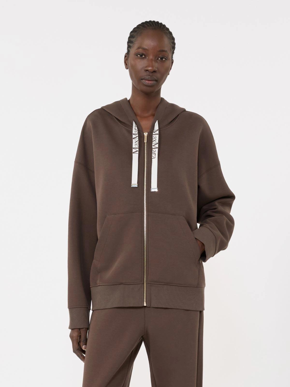 SMMJOUR<BR/>Felpa con zip in jersey tecnico SMMJOUR 004 S MAX MARA 