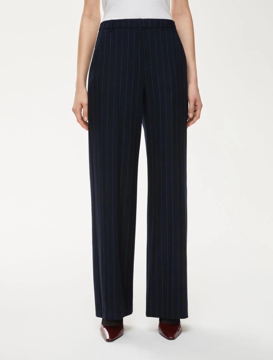 Pantalone in misto viscosa wide leg SURREY 014 IBLUES 