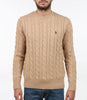 Maglia uomo in cotone motivo a trecce