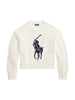 Maglione in cotone con Big Pony