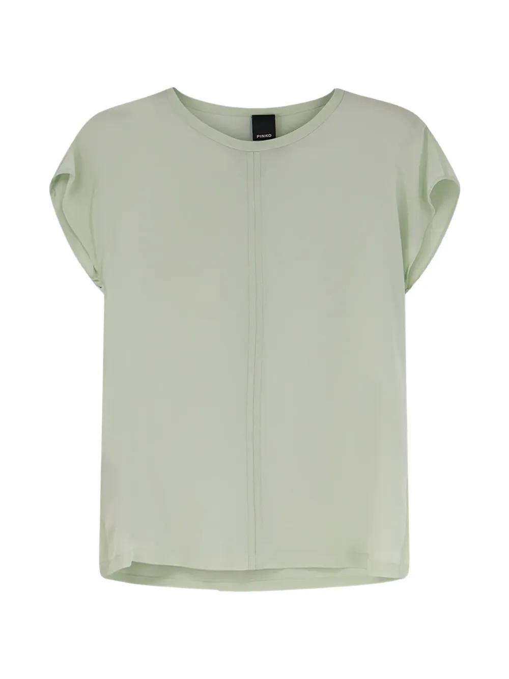 Camicetta con dettaglio logo<BR/><BR/> 106195A2T7 S86 PINKO 