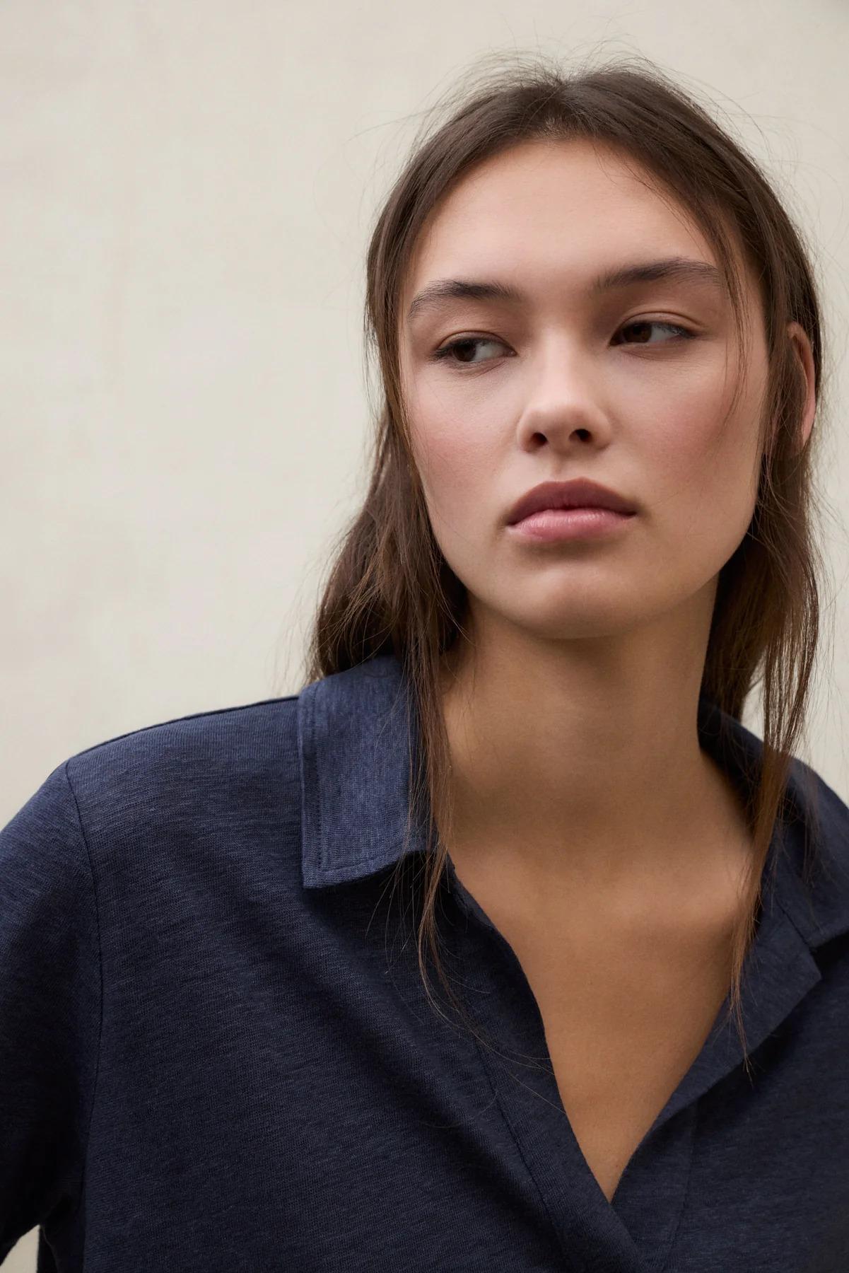 Maglietta Troms Blu<BR/><BR/> TROMS 148 ECOALF 