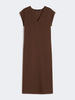 Abito in jersey Milano - CIOCCOLATO