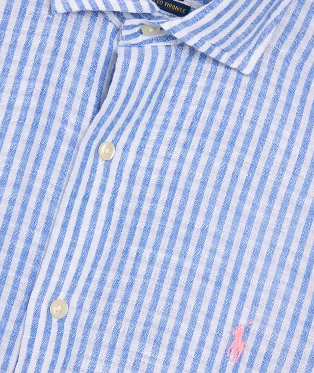 Camicia uomo in misto cotone e lino 710B16700 001 RALPH LAUREN 