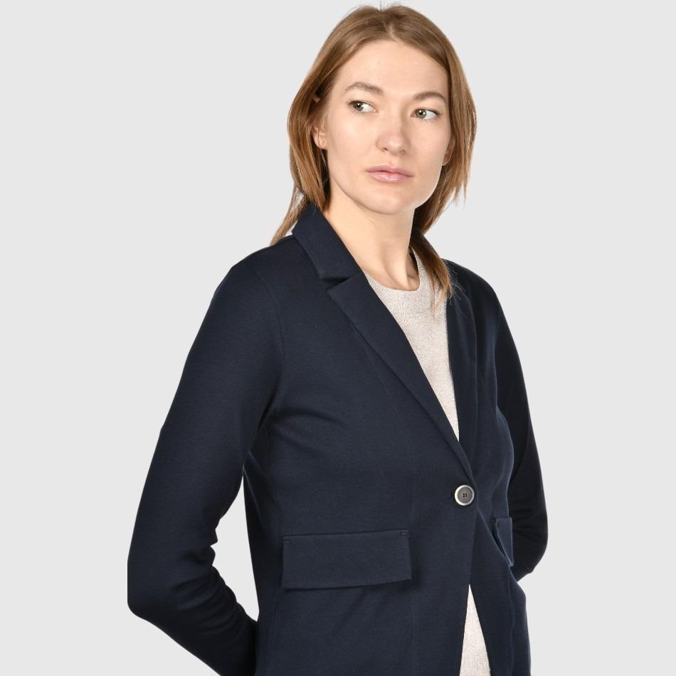 Giacca jersey con bottone 6021580300 598 GRAN SASSO 