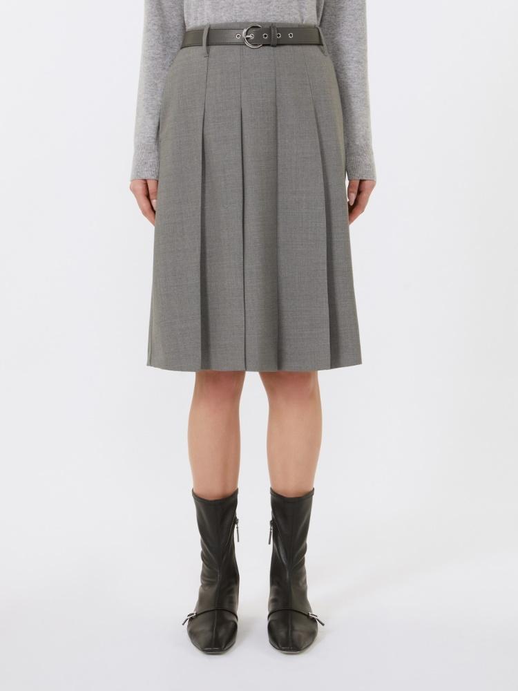 Gonna a pieghe in lana GIMMY 010 MAX MARA STUDIO 
