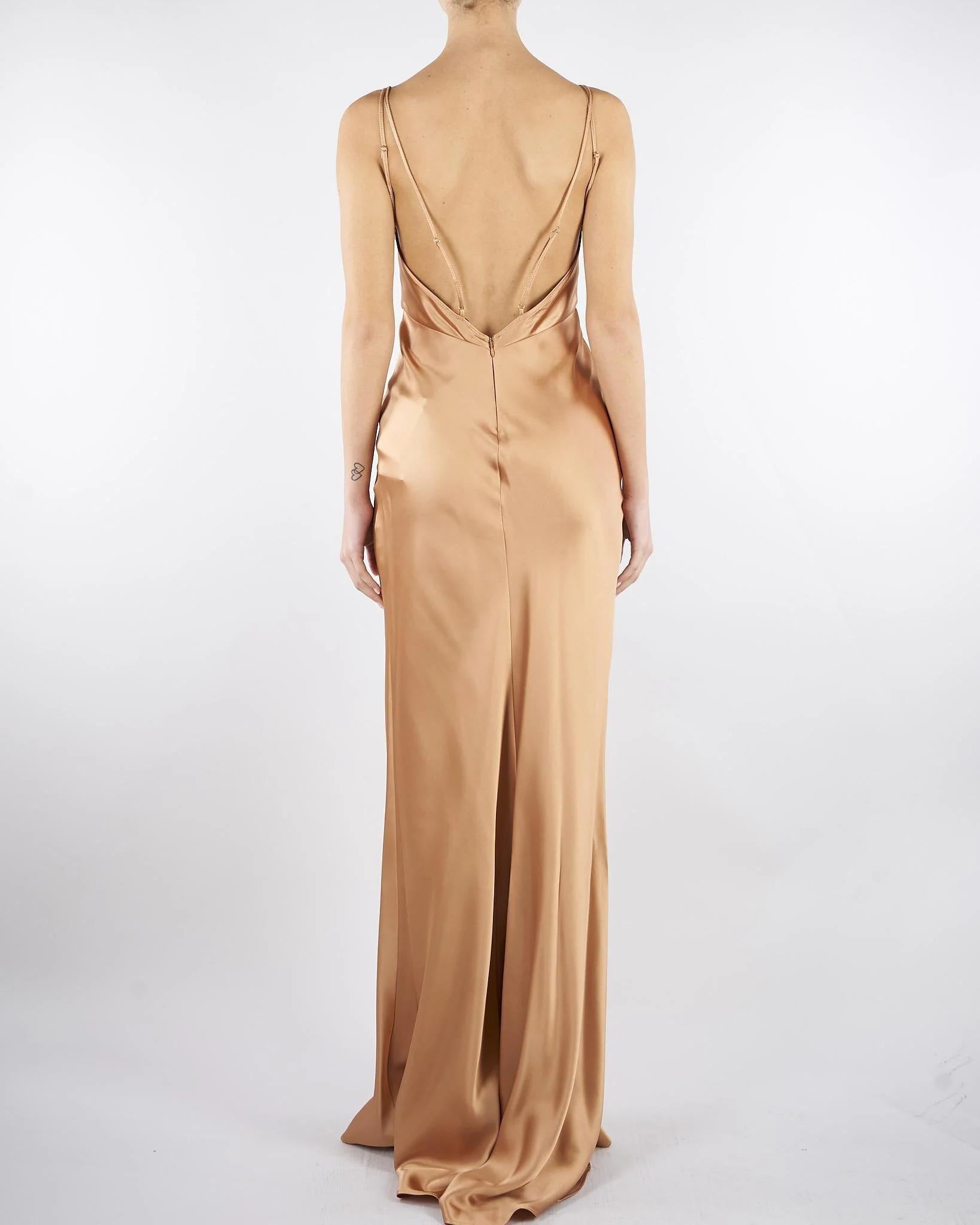 Abito Red Carpet in raso<BR/> ABR3362E2 EV8 ELISABETTA FRANCHI 