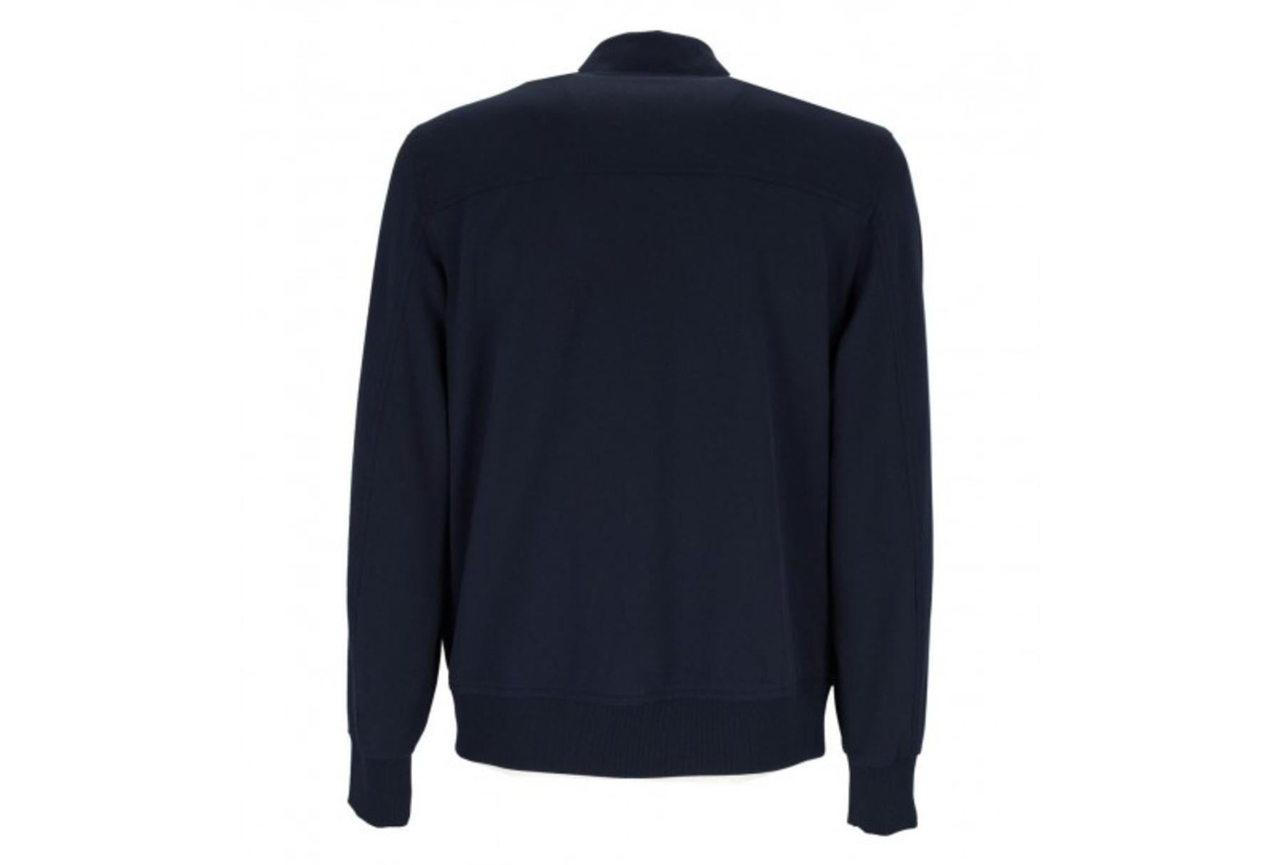 Giacca in cotone piquet con zip