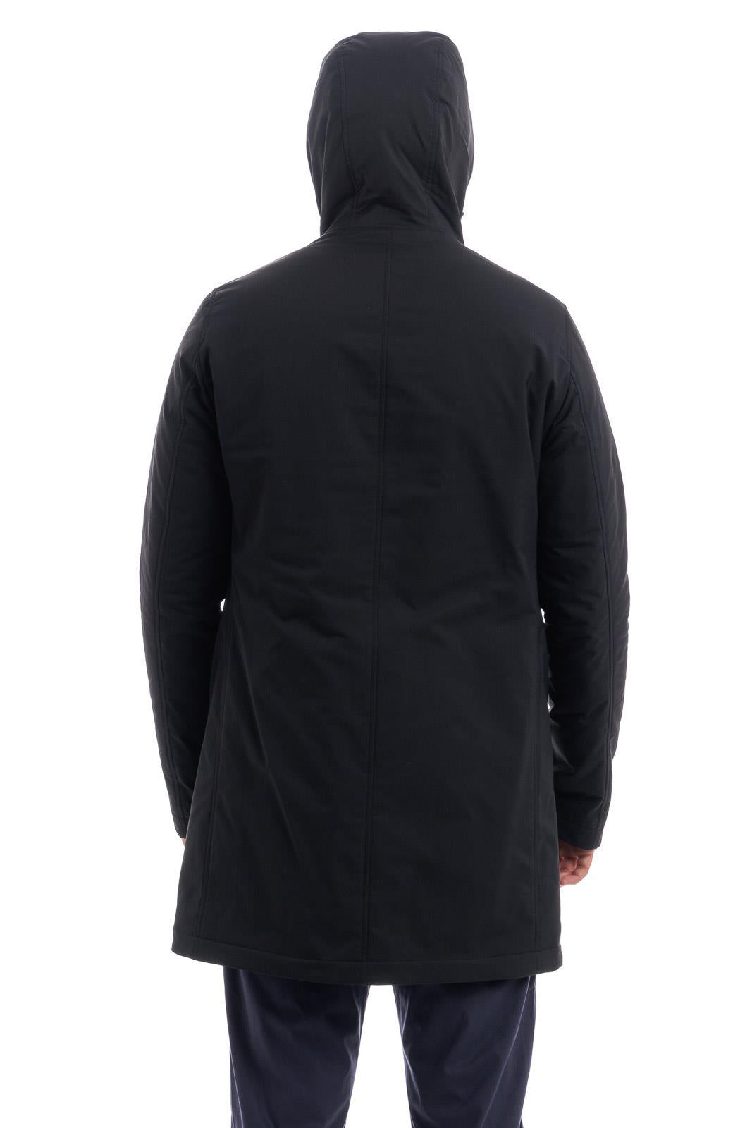 Giaccone in tessuto tecnico con pelliccia eco PA0072U 9300 HERNO 