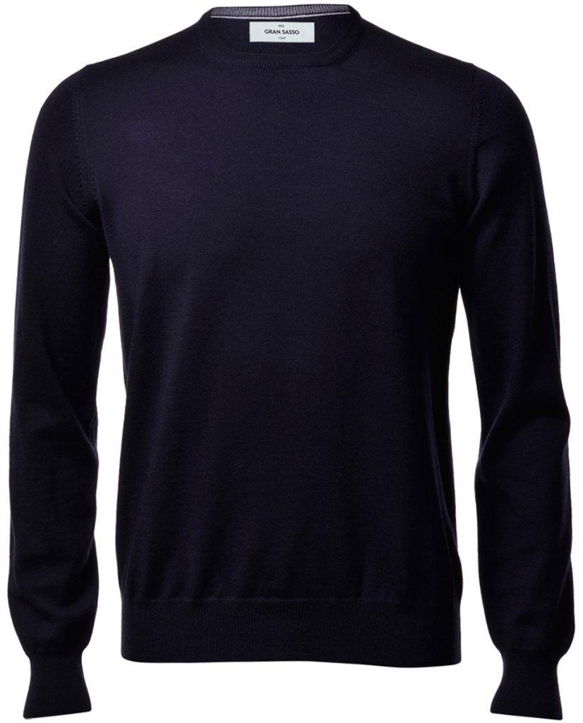 Maglia uomo in pura lana girocollo