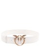 Cintura alta Love Birds in pelle 4cm