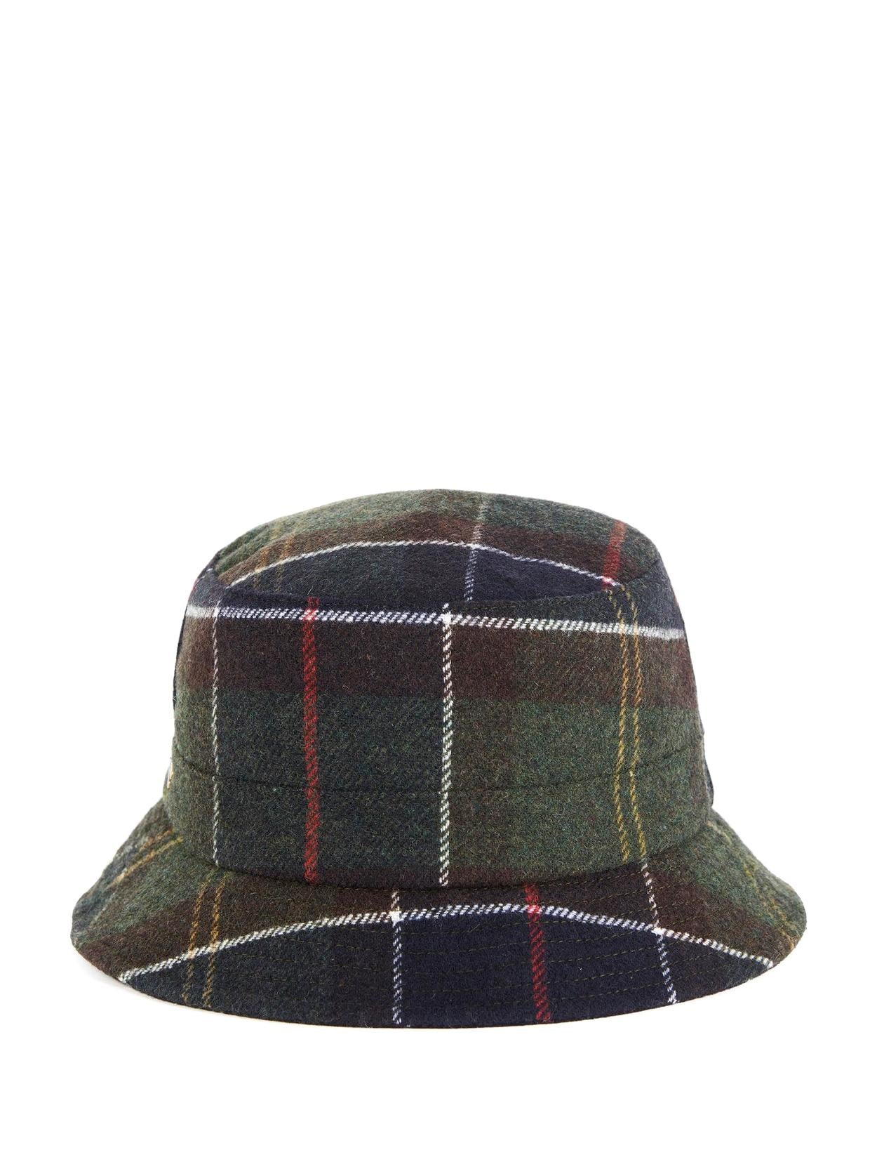 Cappello stile pescatore in misto lana tartan Heidi LHA0478 TN11 BARBOUR 