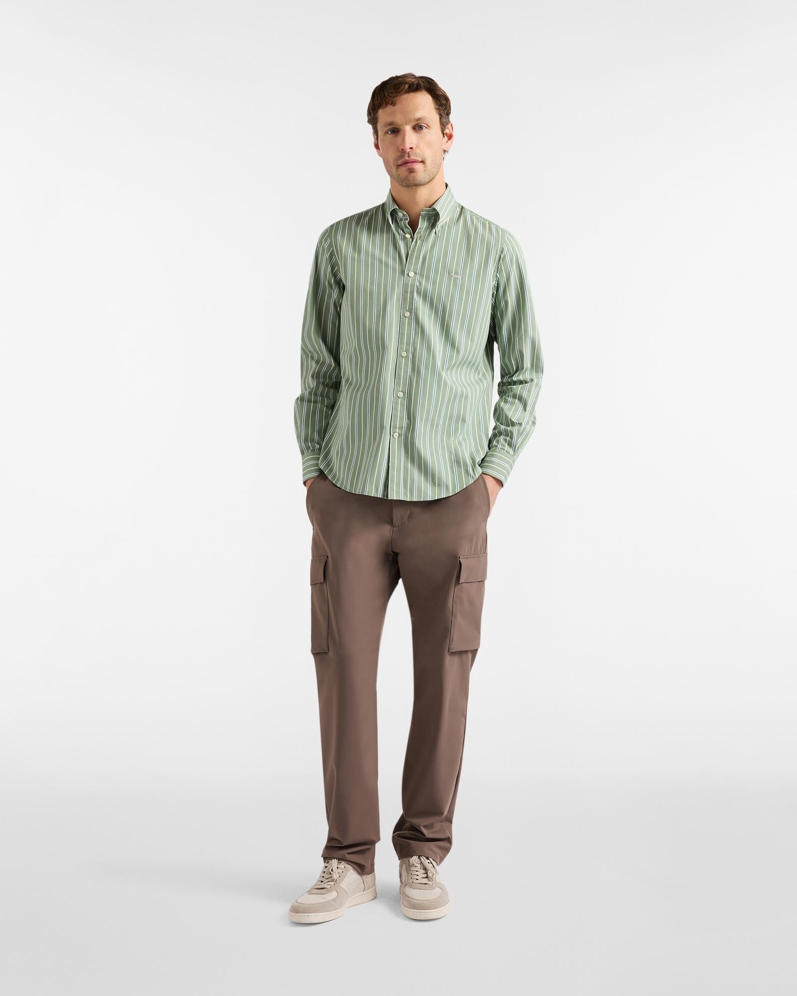 Camicia a righe regular fit<BR/> CRQ011013688B 631 HARMONT & BLAINE 