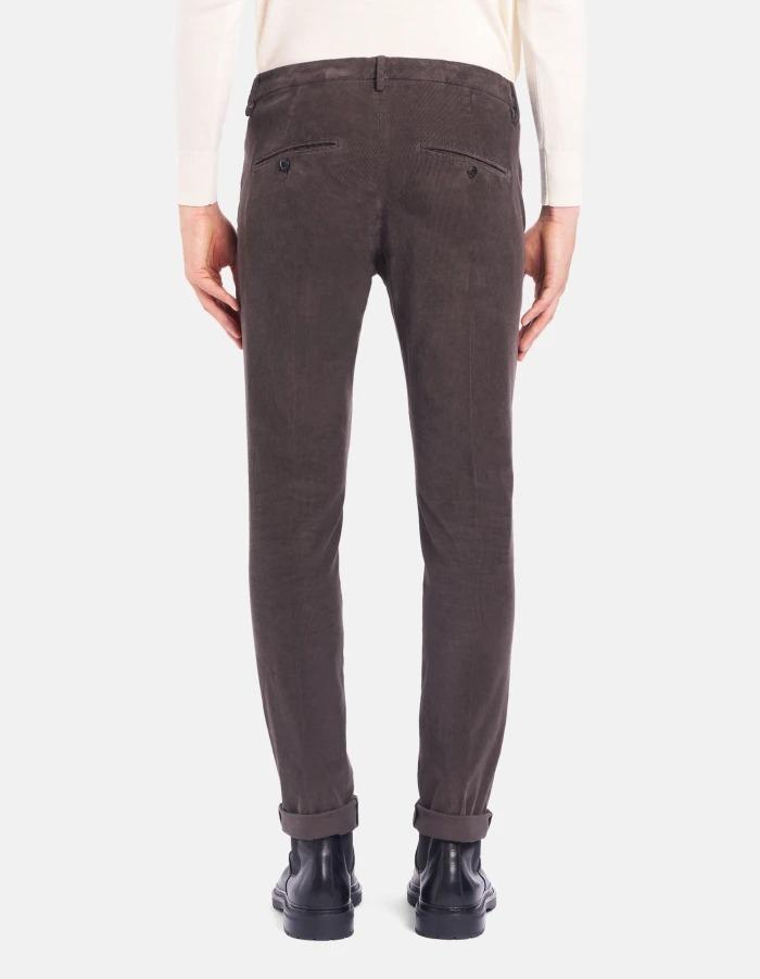 Pantaloni Gaubert slim in velluto a coste<BR/> UP235VS0028PT0 737 DONDUP 