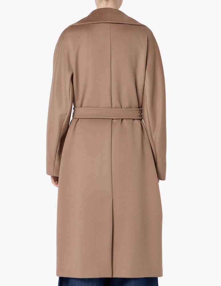 Cappotto midi doppiopetto in lana - Marron Glacè RESINA 014 WEEKEND 