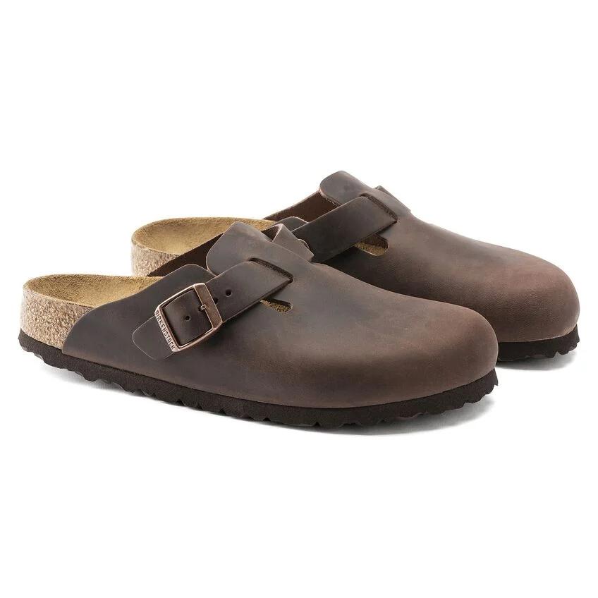 Boston<BR/>Pelle oliata - Habana 860133BOSTON HABANA BIRKENSTOCK 