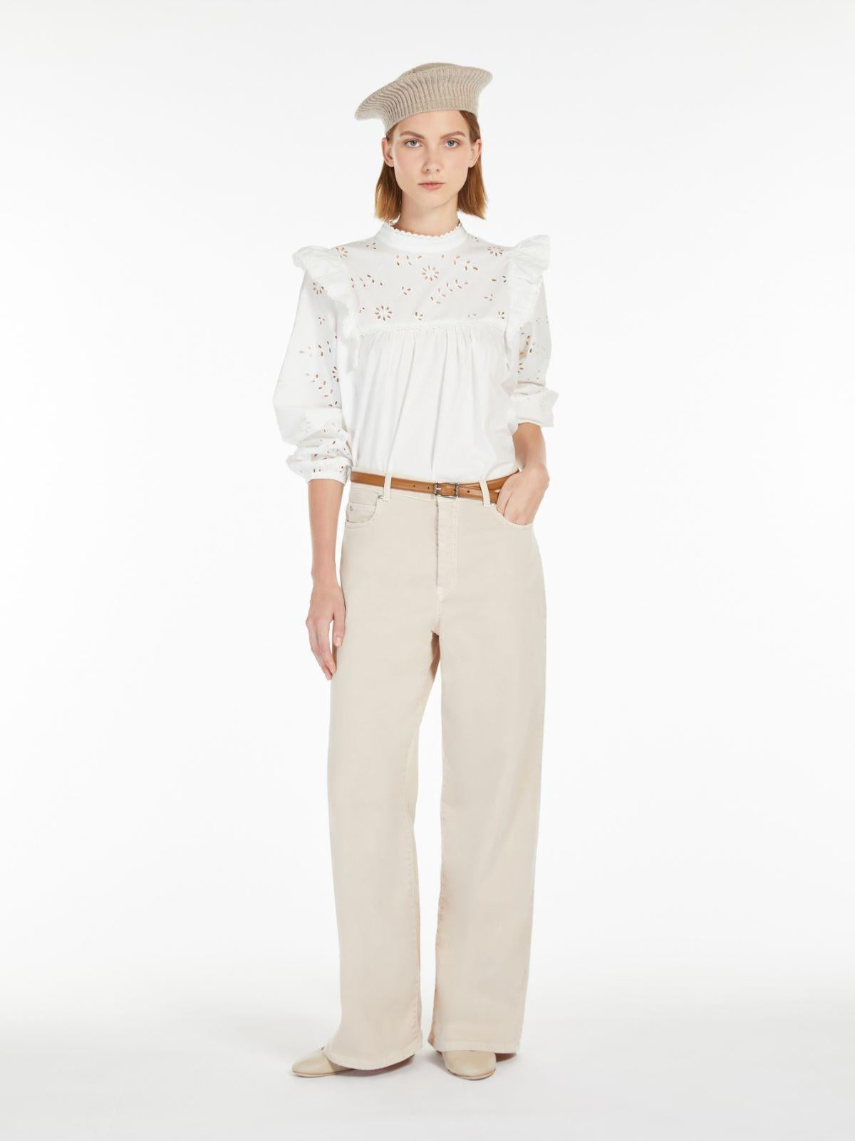 Top donna in popeline di cotone TADDEO 001 WEEKEND 