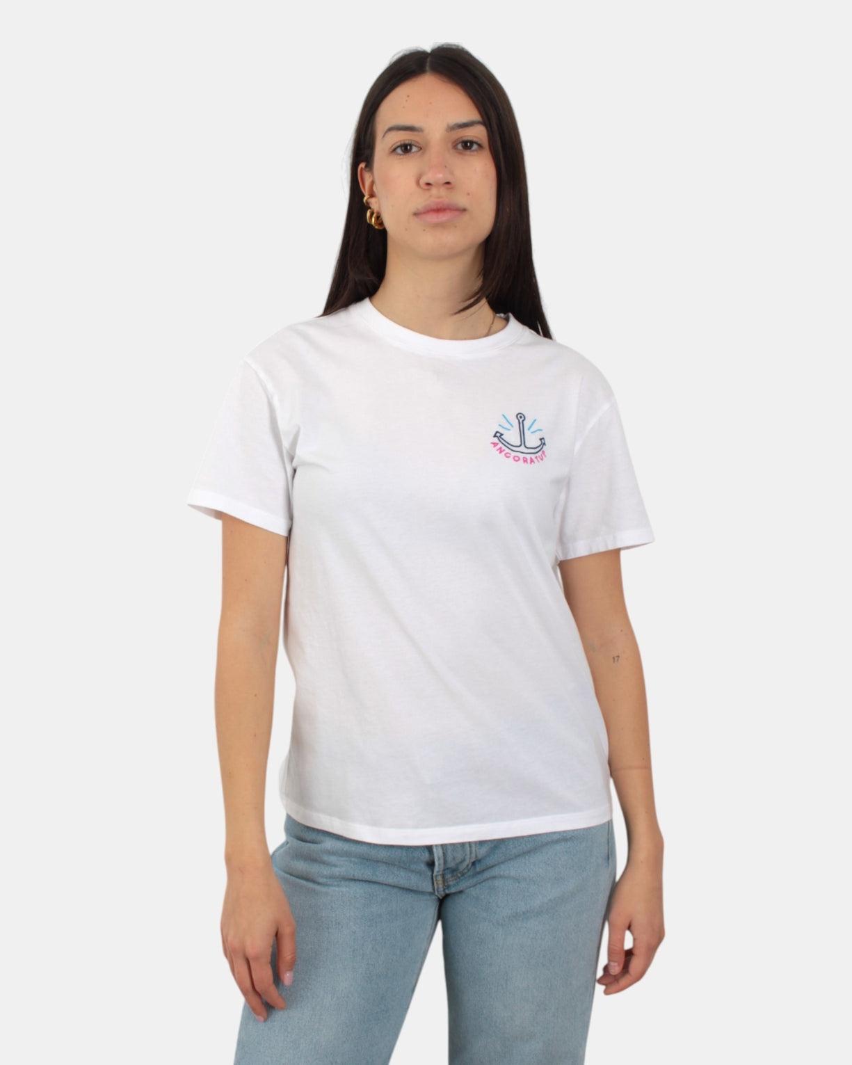 T-shirt Emilie in cotone con ricamo EMI0001 05010H MC2 SAINT BARTH 