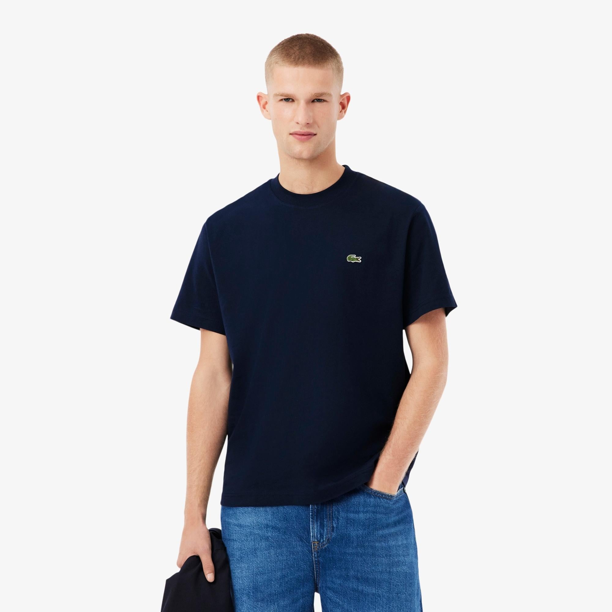 T-shirt uomo in cotone TH7318 166 LACOSTE 