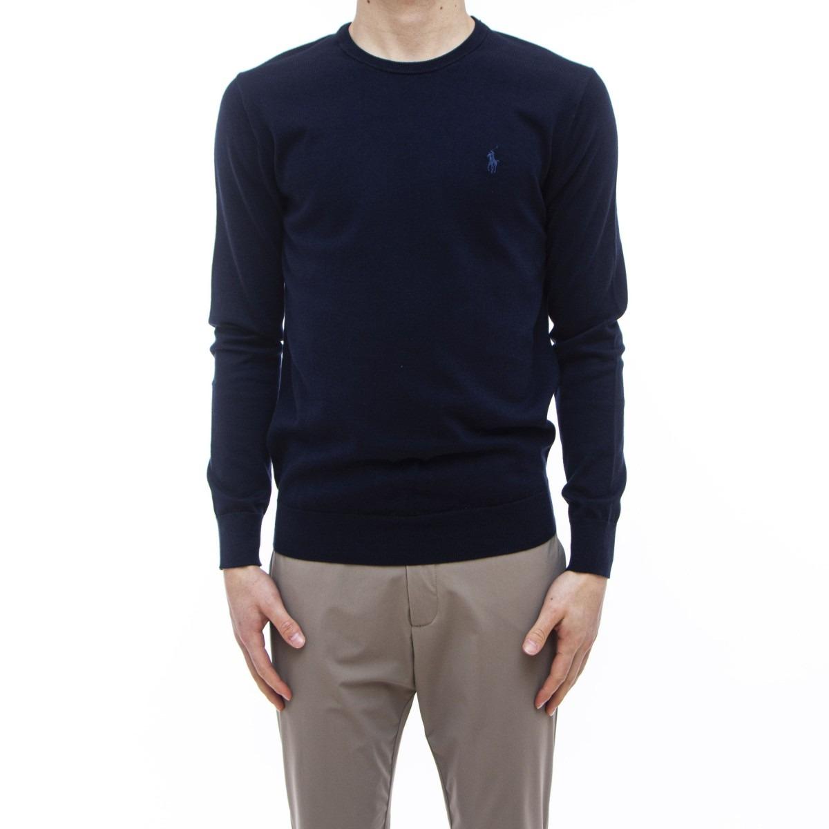 Maglia uomo in cotone collo a giro