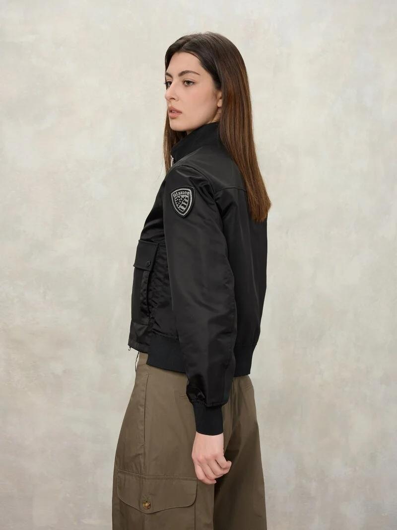 GIACCA MIX CARNEY<BR/> BLDC01220 7108/999 BLAUER 