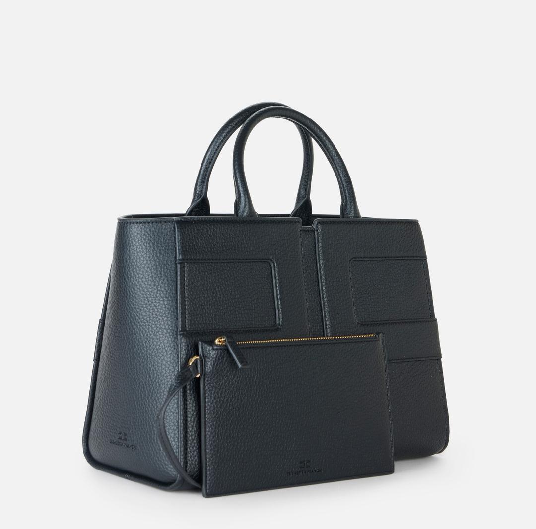 Borsa tote grande con logo BS34A56E2 110 ELISABETTA FRANCHI 