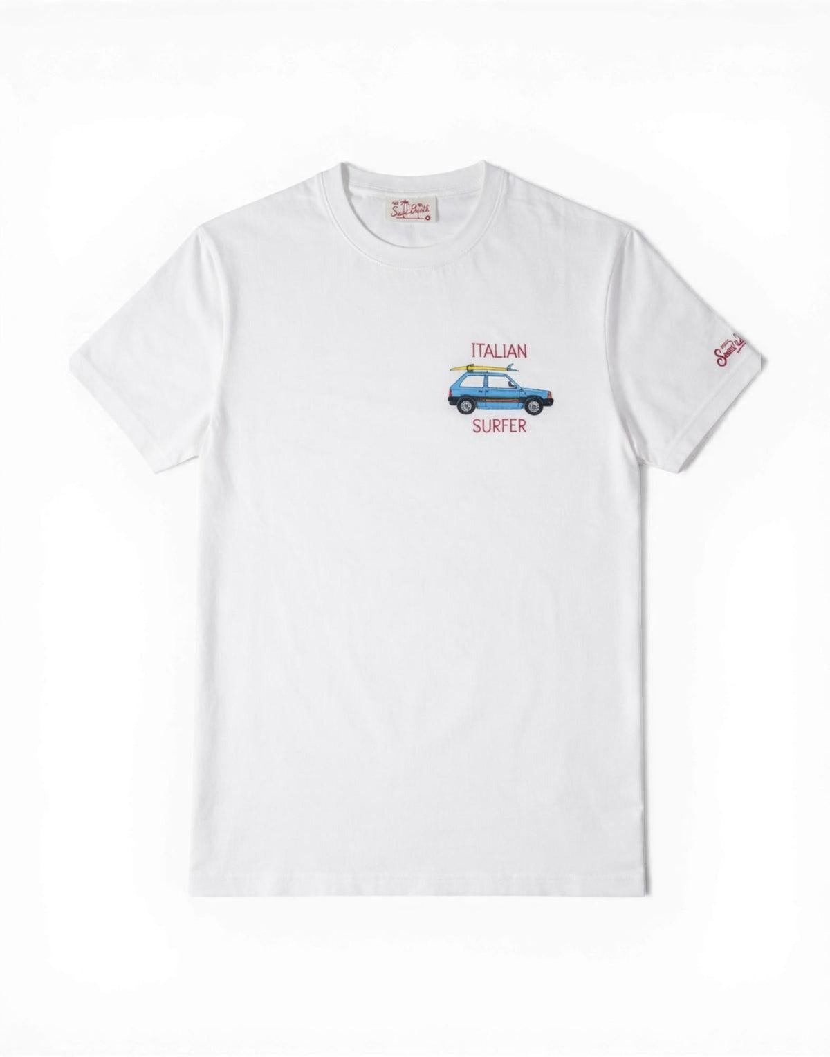 La t-shirt uomo Portofino MC2 italian surfer POT0001 04512L MC2 SAINT BARTH 
