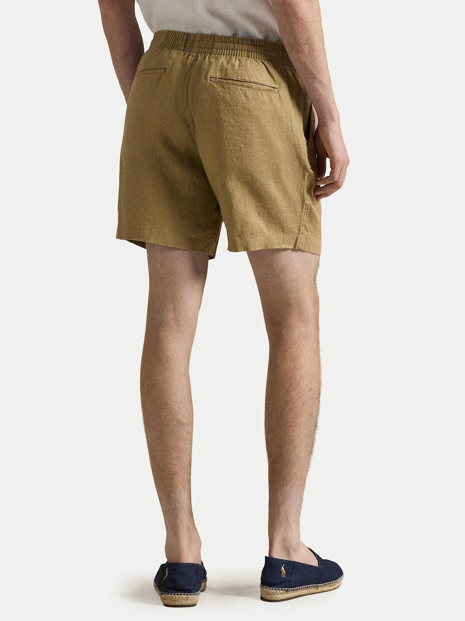 Pantaloncini puro lino con coulisse 710P08205 503 RALPH LAUREN 