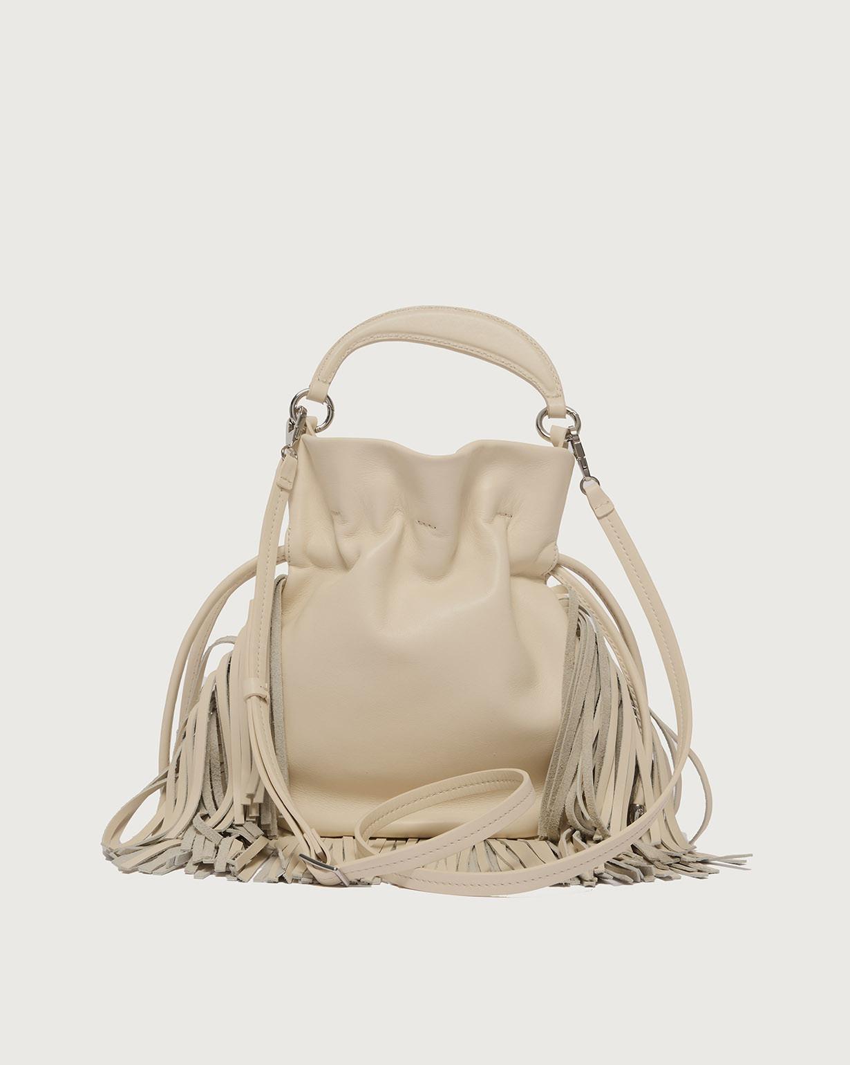 Mini bag Juice Jungle in pelle B02233SPD BURRO ORCIANI 