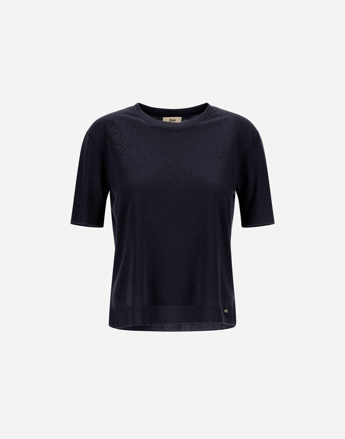 Maglia donna in misto cotone JG000223D52056 9200 HERNO 