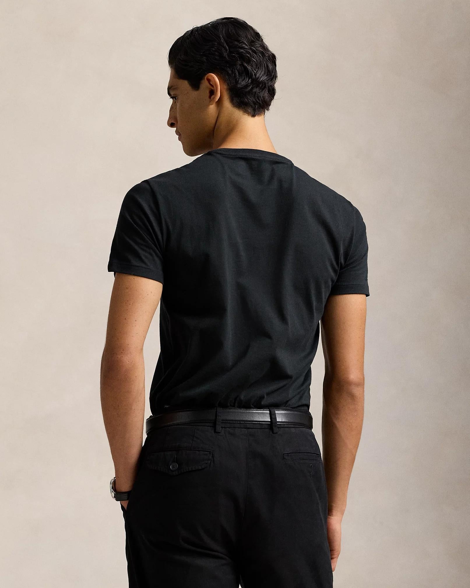 T-shirt uomo in cotone manica corta 710680785 001 RALPH LAUREN 