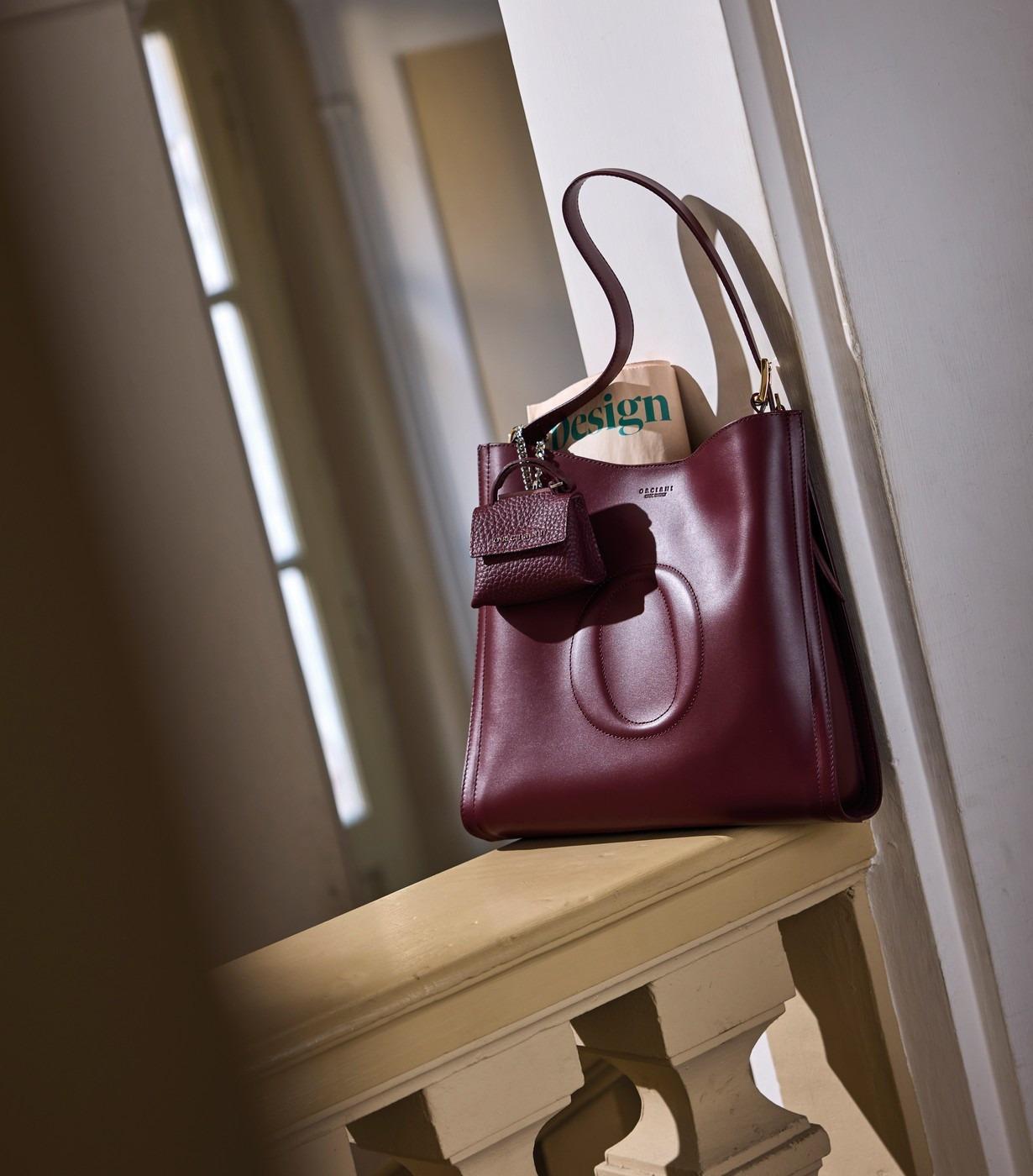 Charm Mini Sveva Soft in pelle CHA023SOF CHIANTI ORCIANI 