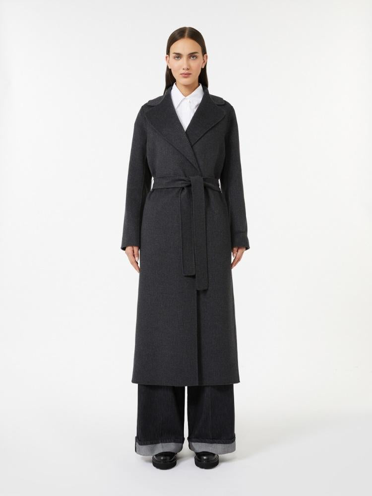 Cappotto a vestaglia in drap di lana POLDO 023 S MAX MARA 