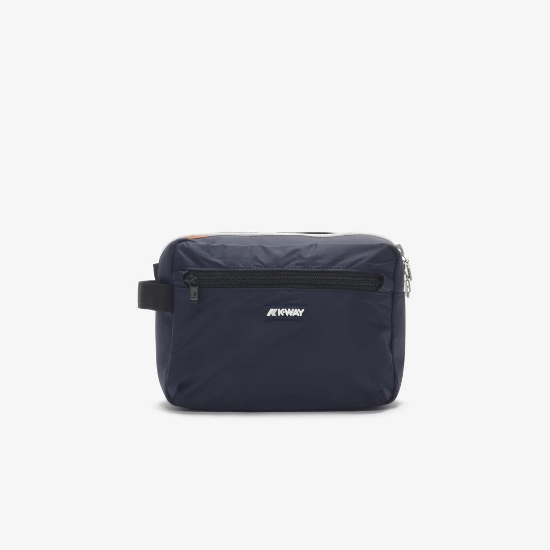 DEMU<BR/>BLUE DEPTH<BR/>Beauty Case da Viaggio Unisex Blu con Design Impermeabile K4127TW K89 K-WAY 