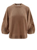 Maglia over in lana e cachemire