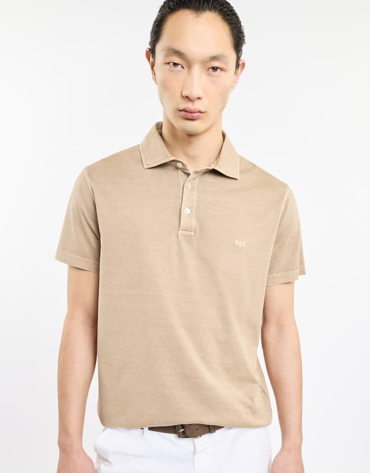 Polo in Jersey<BR/> NPMB250143TUY1 C209 FAY 
