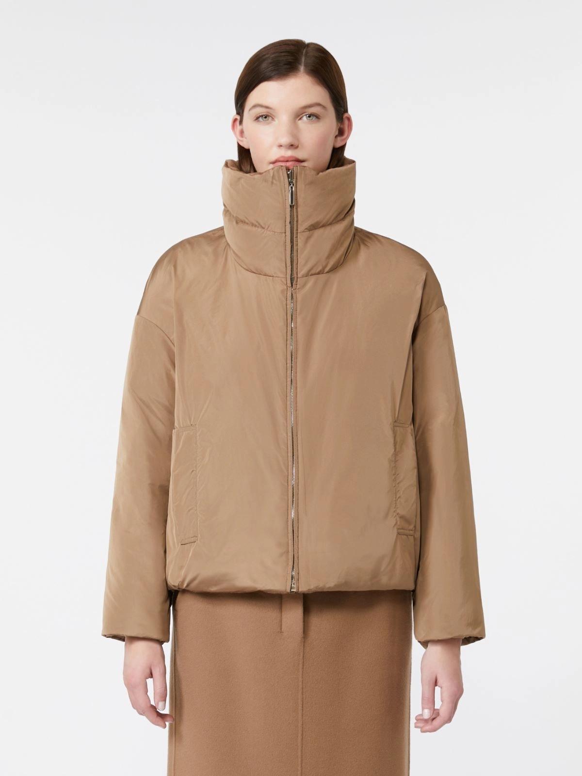 Piumino reversibile in cammello e taffetà antigoccia - Beige<BR/> DIEGO 042 MAX MARA THE CUBE 