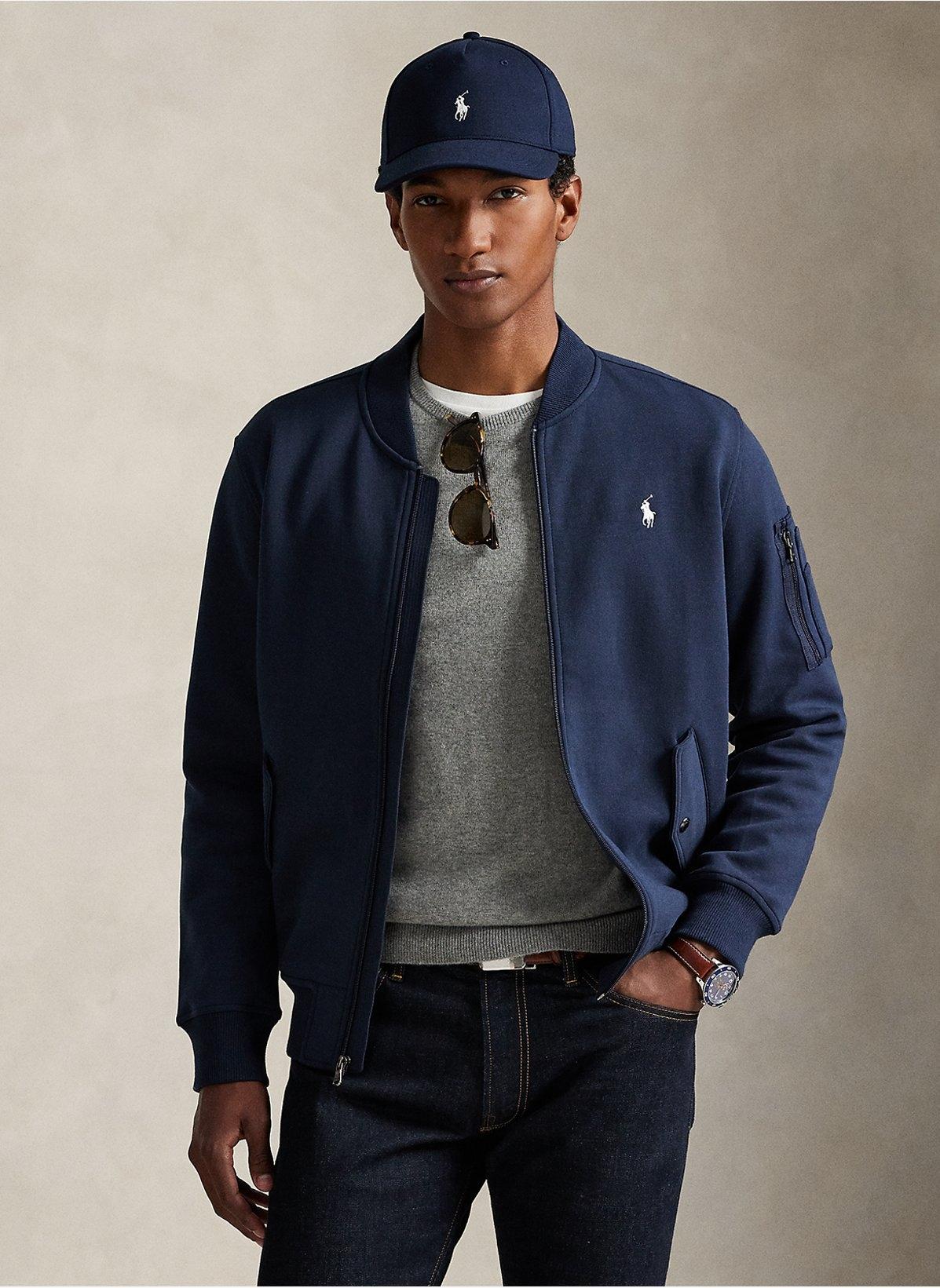 Giubbino con zip in misto cotone 710980339 001 RALPH LAUREN 