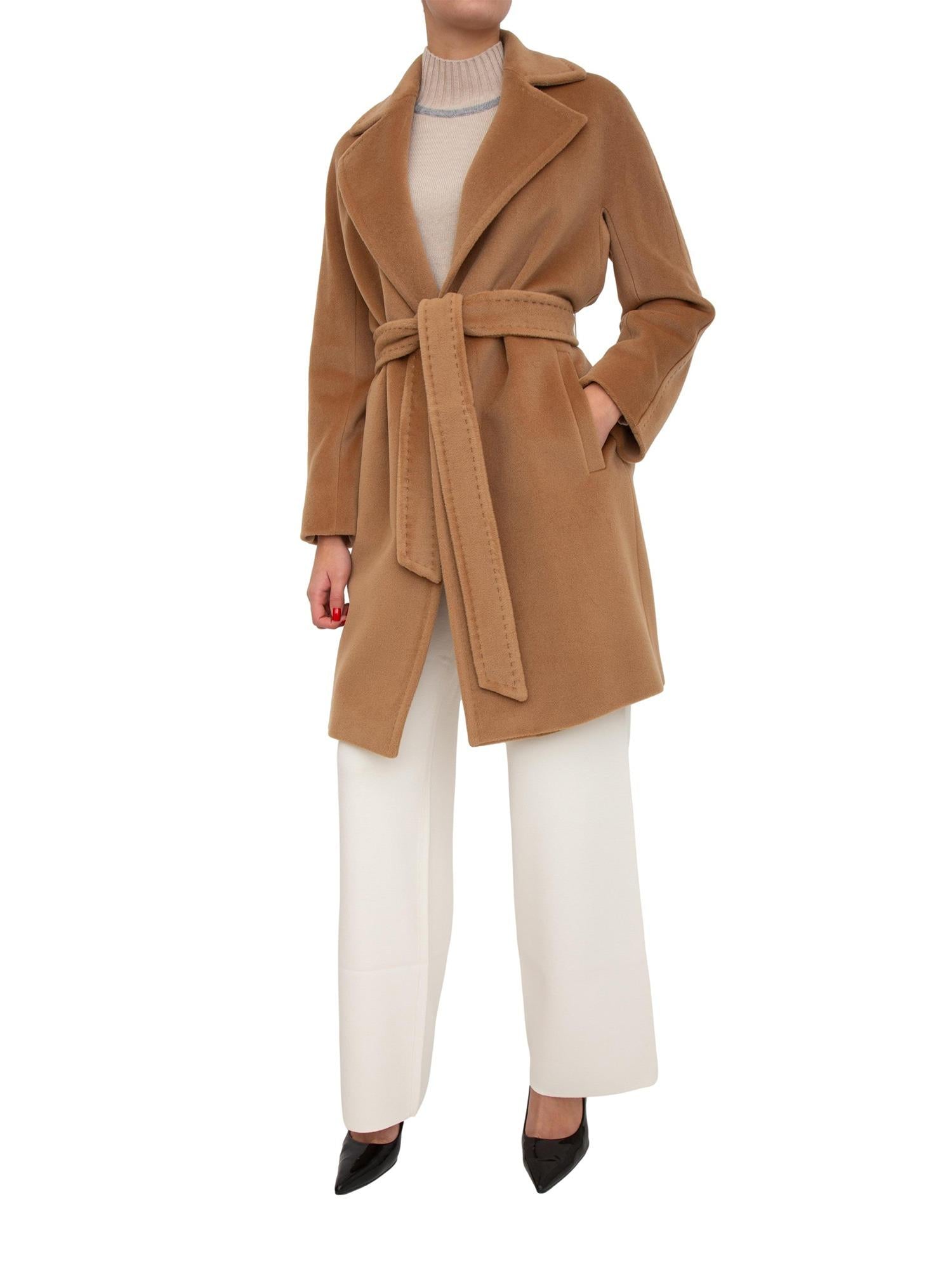 Cappotto a vestaglia in beaver di lana SCIRE 002 MAX MARA STUDIO 