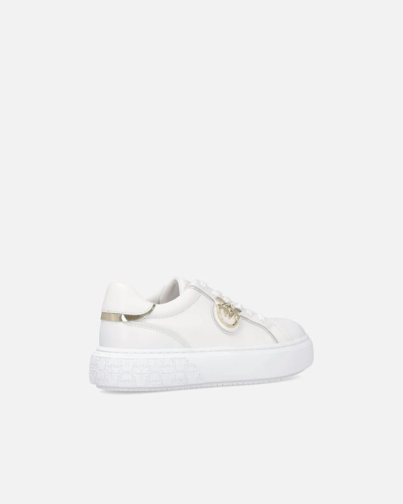 Sneakers flatform con suola alta e logo in metallo<BR/><BR/> SS0003P014 ZIA PINKO 