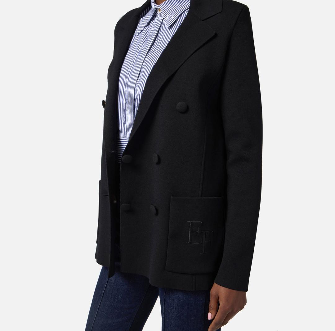Giacca in maglia con ricamo MK52S57E2 110 ELISABETTA FRANCHI 