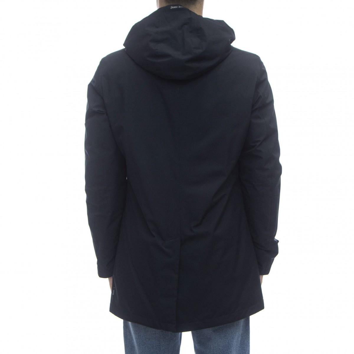 Piumino uomo in tessuto tecnico con cappuccio PI00308UL 9201 HERNO 