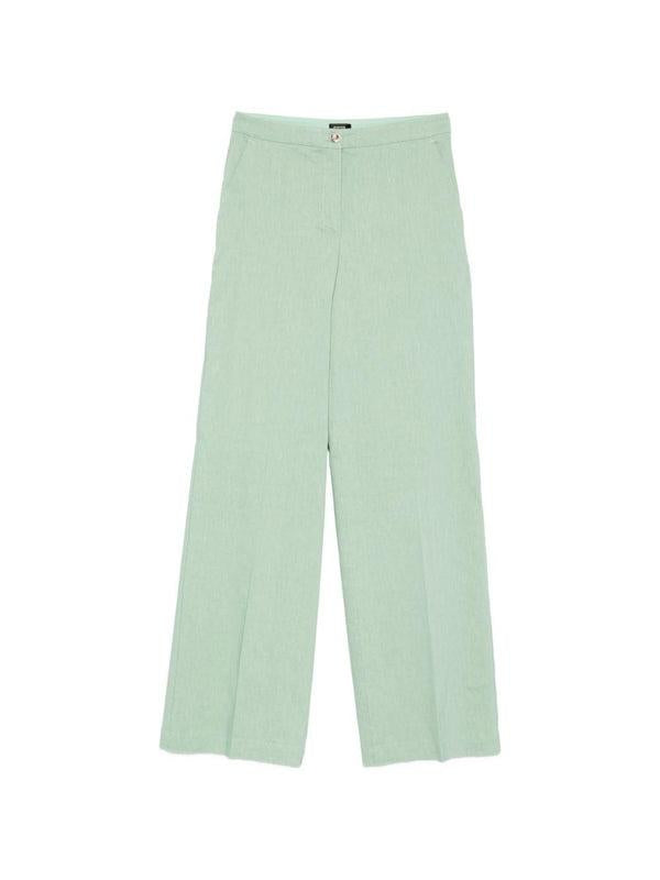 Pantalone elegante verde da donna 104929A34I T80 PINKO 