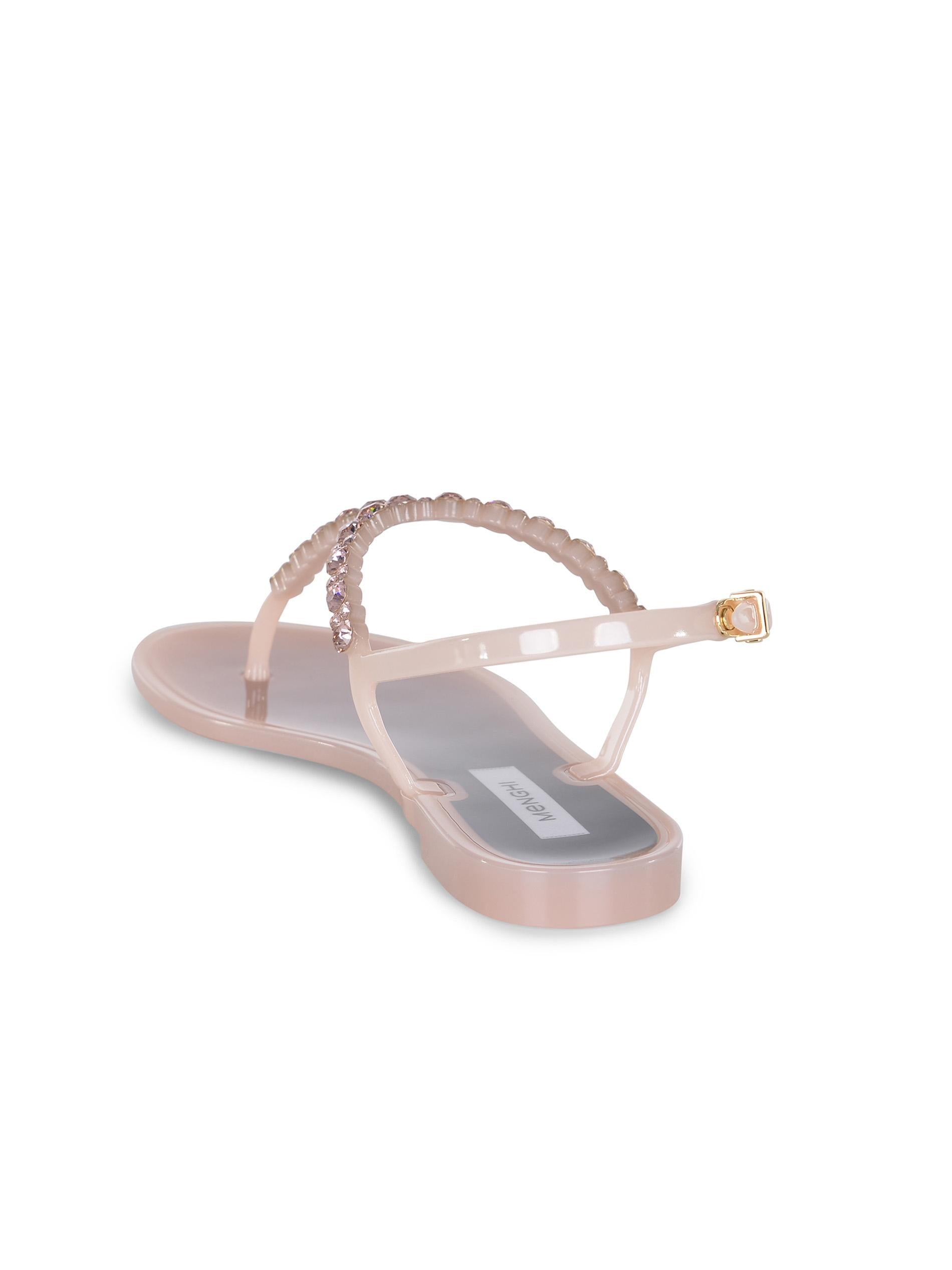 Sandalo donna in gomma con strass 102/SW CIPRIAGEL MENGHI 