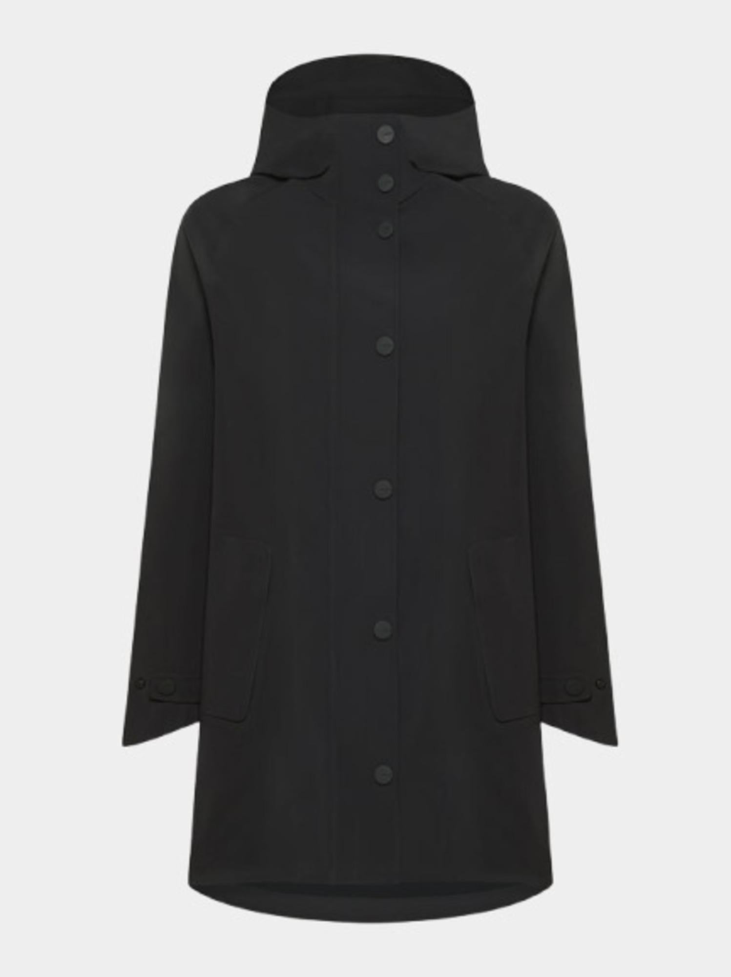 Parka donna in tessuto tecnico impermeabile